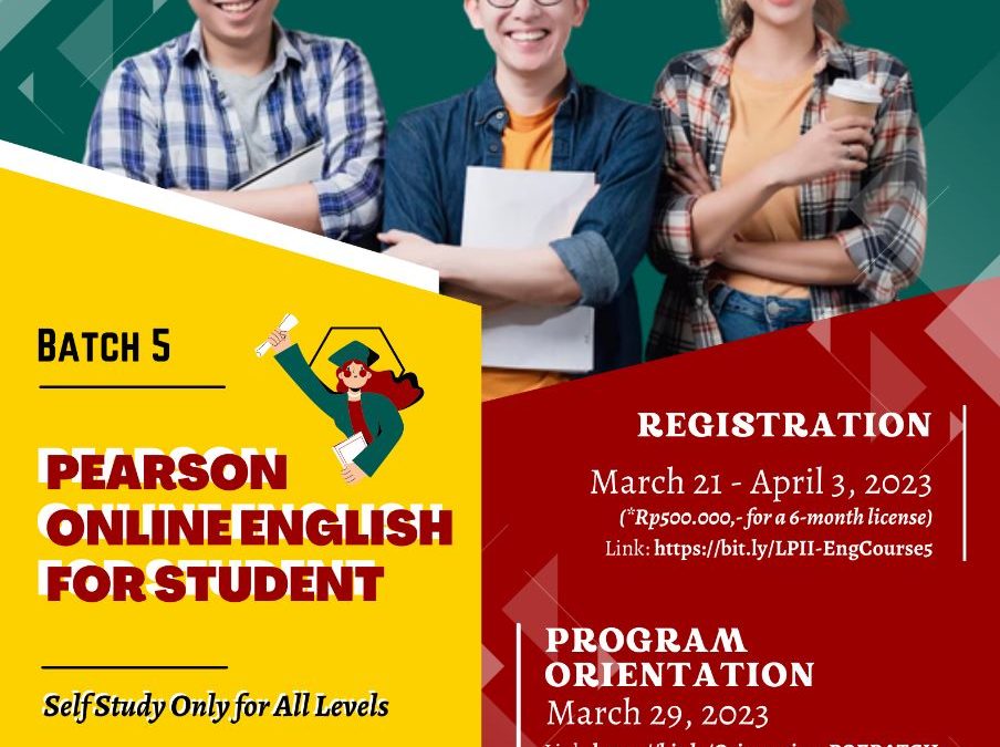 Pearson Online English For Student Batch 5