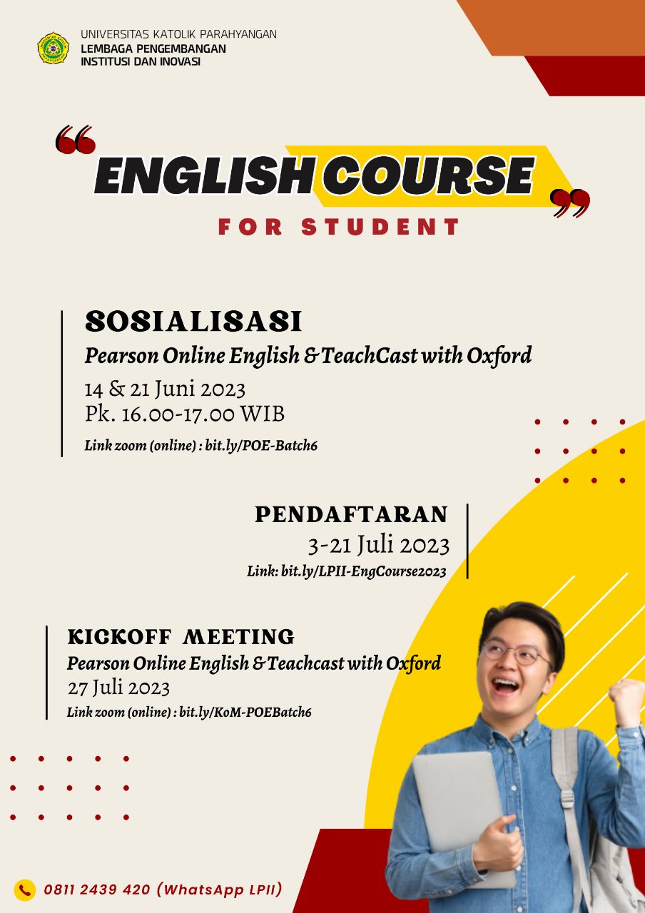 English Course For Student Lembaga Pengembangan Institusi Dan Inovasi